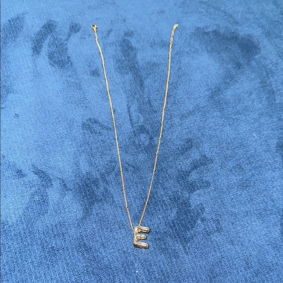 Jewelry - letter E Gold Initial Necklace fashion jewelry